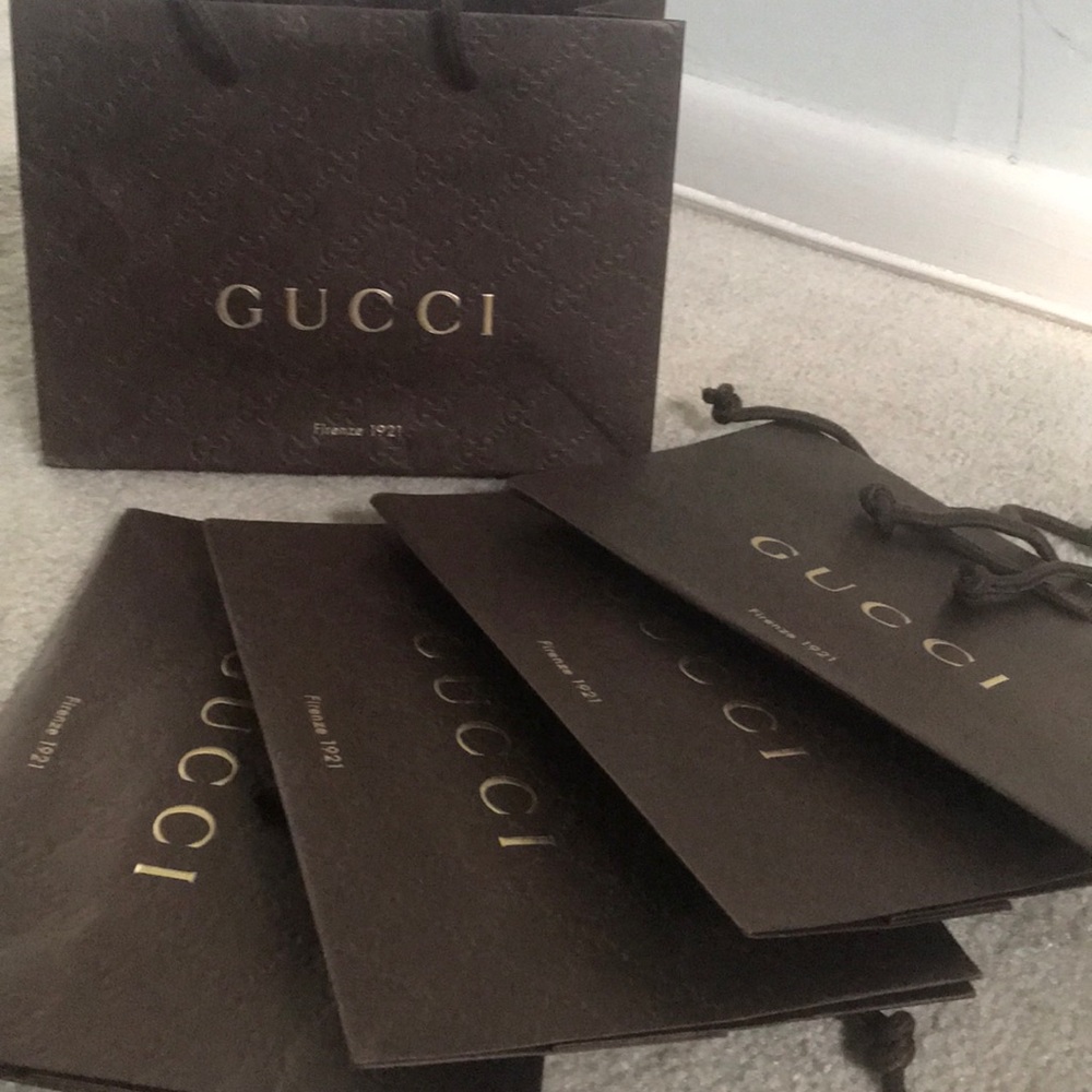 Gucci shopping bags